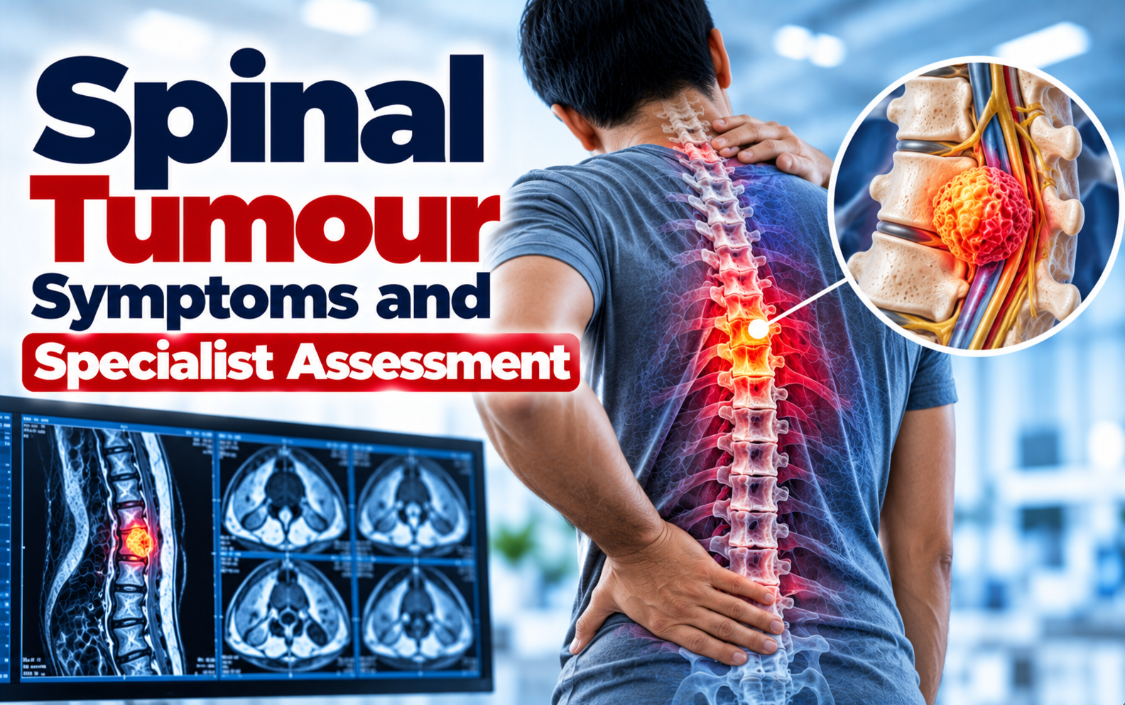 Medical illustration for Spinal Tumour Symptoms and Specialist Assessment