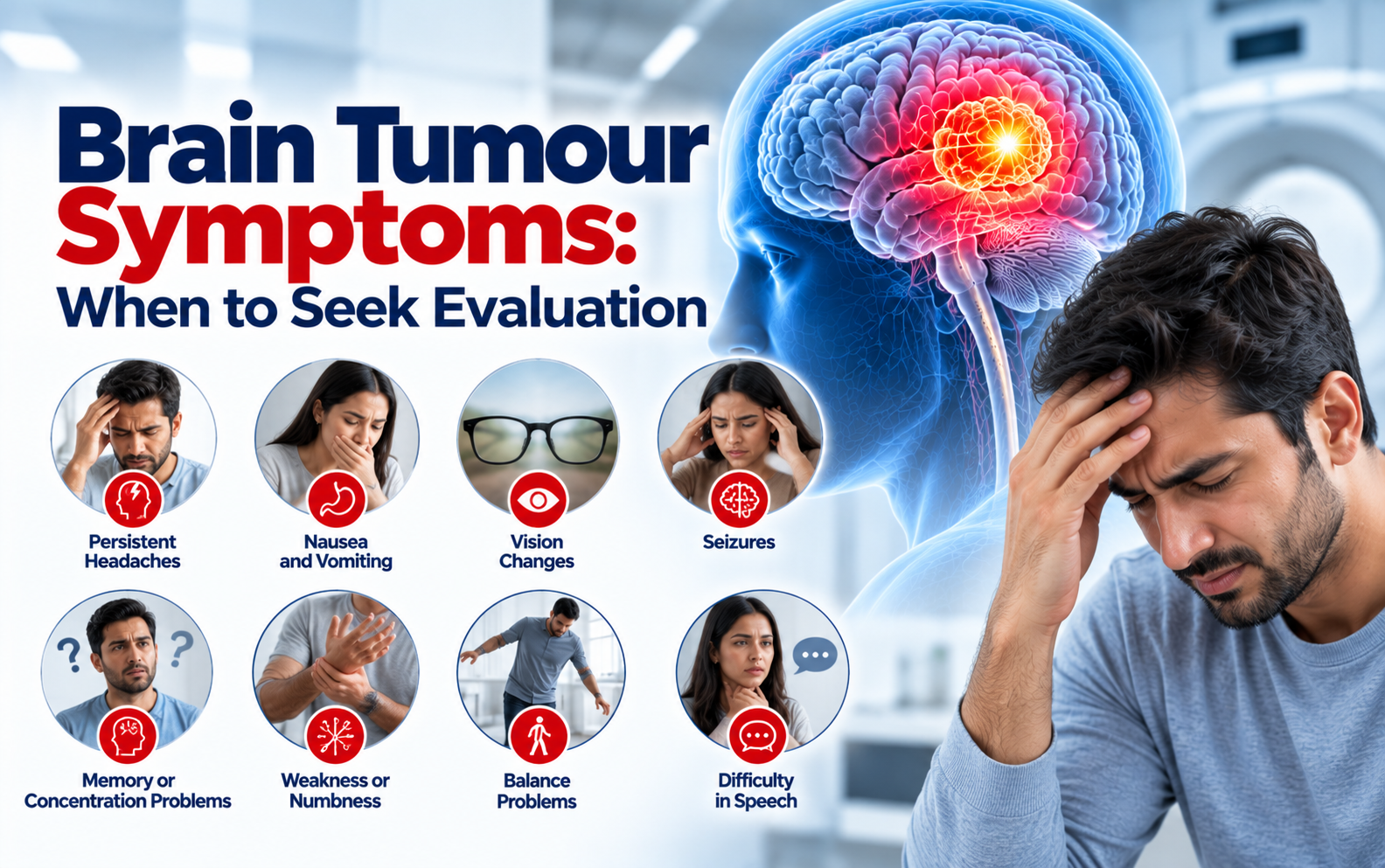 Medical illustration for Brain Tumour Symptoms: When to Seek Evaluation