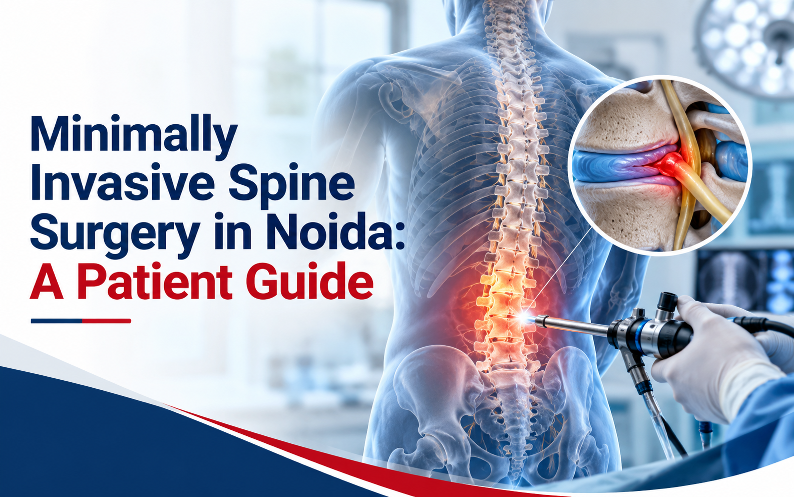 Medical illustration for Minimally Invasive Spine Surgery in Noida: A Patient Guide