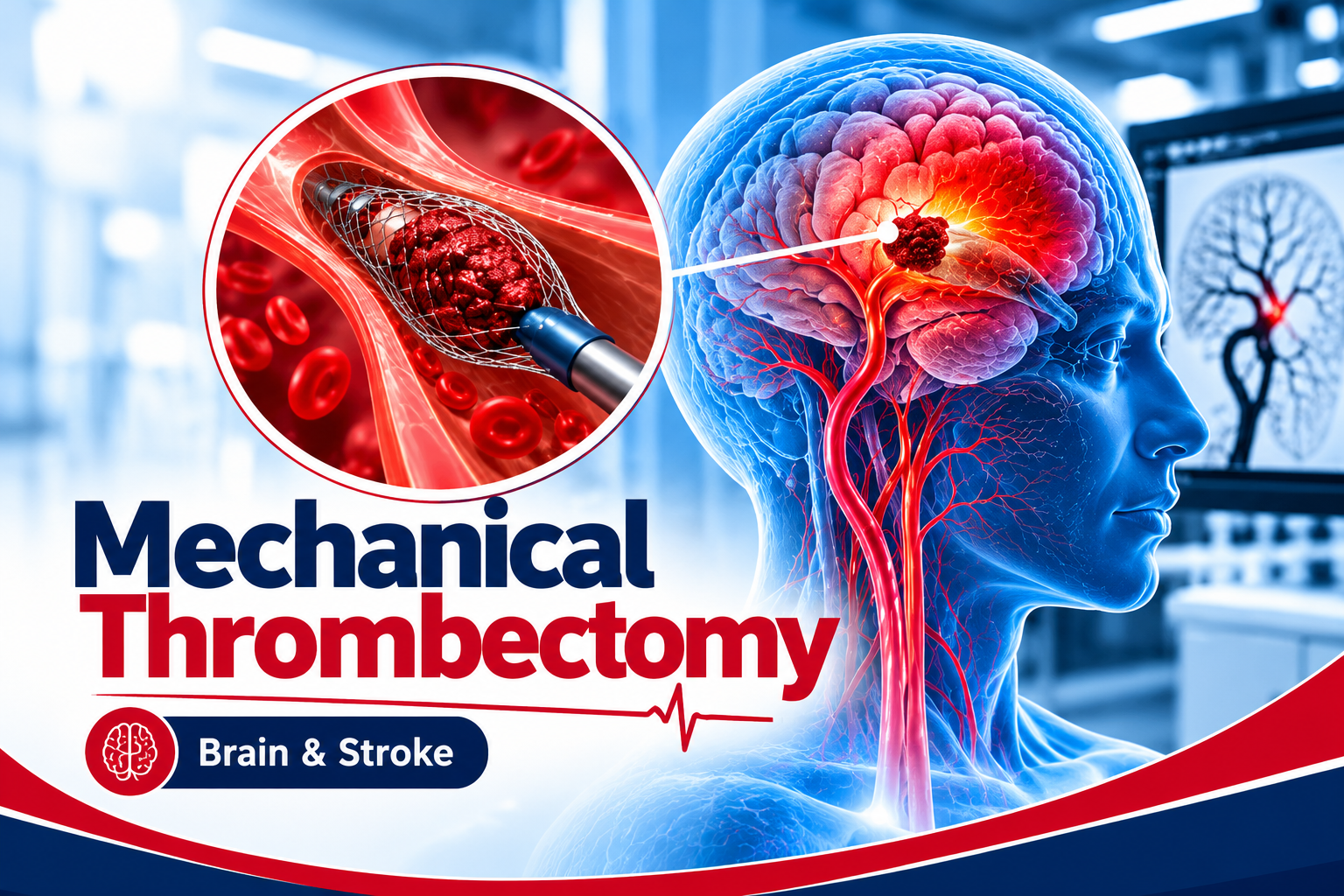 Illustration relating to Mechanical Thrombectomy