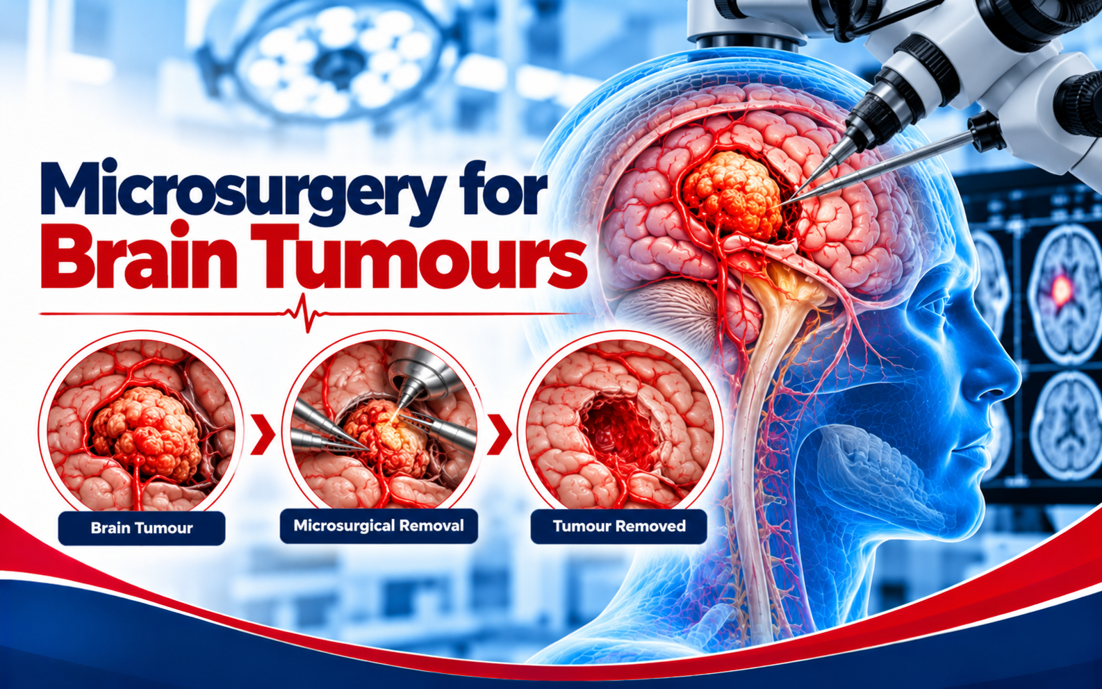 Illustration relating to Microsurgery for Brain Tumours