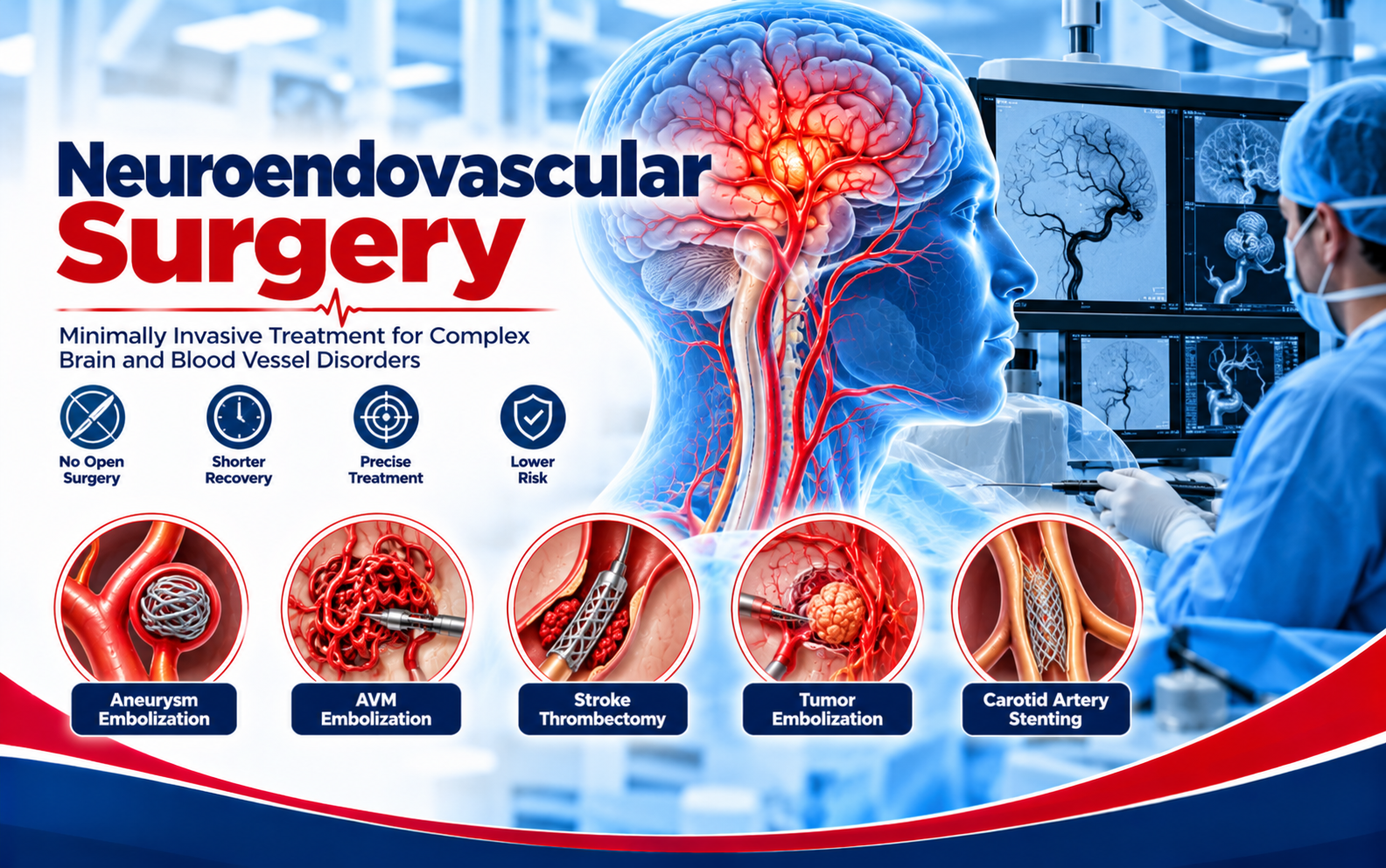 Illustration relating to Neuroendovascular Surgery