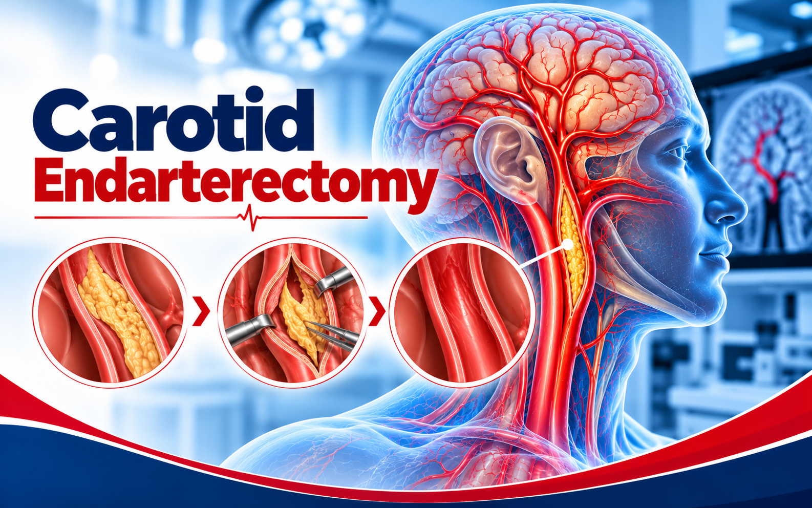 Illustration relating to Carotid Endarterectomy