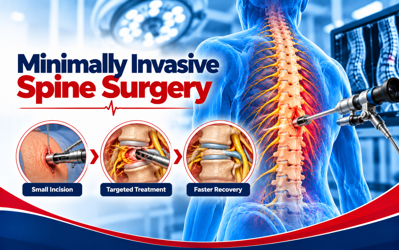 Illustration relating to Minimally Invasive Spine Surgery